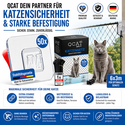 50 Klebehaken transparent