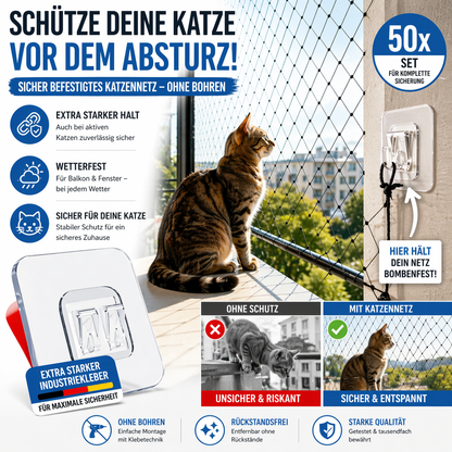 50 Klebehaken transparent